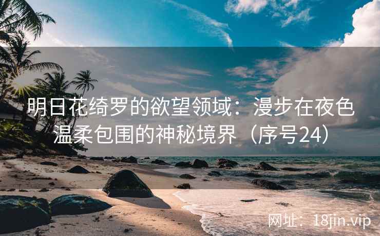 明日花绮罗的欲望领域：漫步在夜色温柔包围的神秘境界（序号24）  第2张