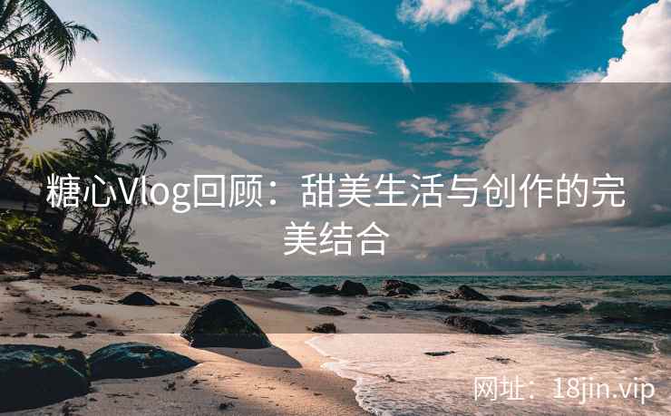 糖心Vlog回顾：甜美生活与创作的完美结合  第2张